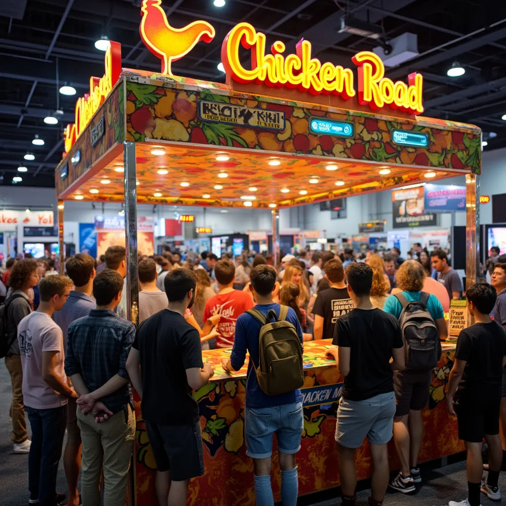 Gaming conference booth
