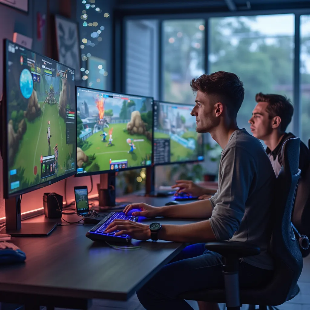 Development team at work